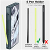 YQODSZ for Samsung Galaxy Z Fold 6 Case with S Pen Holder Slim Stylus AllInclusive Phone Case Kickstand with Hinge Prote