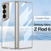 Wibrthz Clear Case for Samsung Galaxy Z Fold 6 Slim Fit Hard PC Case with Front Screen Protector AntiYellowing Transluce