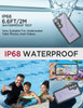 Miimall for Samsung Galaxy S24 FE Case Waterproof IP68 Underwater Full Heavy Duty Protection Builtin ScreenCamera Protec