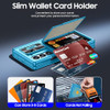 CENMASO for Samsung Galaxy Z Fold 6 Case with S Pen Holder Wallet Card Holder Slide Camera Cover Hinge Protection Screen