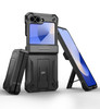 Dexnor for Samsung Galaxy Z Flip 6 Case with Stand Hinge Protection Front Screen Protector DualLayer Rugged Bumper Case