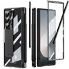 YQODSZ for Samsung Galaxy Z Fold 6 Case with S Pen Holder Slim Stylus AllInclusive Crystal Clear Case with Kickstand Hin