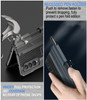 COCOING for Samsung Galaxy Z Fold 4 Case with Pen HolderHinges Protect The Builtin Pen Holderwith Screen Protector and S
