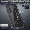 Lunivop Compatible with Samsung Galaxy A16 5G Case 67 Waterproof DustproofIP68 Underwater Diving Swim Clear Builtin Scre