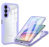 MRRSIWEI for Samsung Galaxy A16 Case Builtin Screen Protector Military Grade Shockproof 360 Full Body Clear Rugged Prote