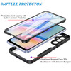 MRRSIWEI for Samsung Galaxy A16 Case Builtin Screen Protector Military Grade Shockproof 360 Full Body Clear Rugged Prote