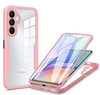 MRRSIWEI for Samsung Galaxy S24 FE Not S24 Case Builtin Screen Protector Military Grade Shockproof 360 Full Body Clear R