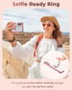XYZ for Galaxy S25 Case with Stand for Samsung Galaxy S25 Case with Double Ring Women Girls Bling Luxury Glitter Clear P