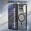 Ezanmull for Samsung Galaxy S24 FE Case Magnetic Shockproof Fit for MagSafe Glass Screen Protector Camera Lens Protector