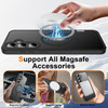 Ezanmull for Samsung Galaxy S24 FE Case Magnetic Shockproof Fit for MagSafe Glass Screen Protector Camera Lens Protector