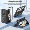VEGO for Galaxy Z Fold 4 Case with Slide Camera Cover Hinge Protection Case with Screen Protector 360Magnetic Kickstand