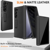 NINKI Samsung Galaxy Z Fold 6 Case 4 in 1 Magnetic Hinge with Privacy Screen Protector and Kickstand