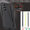 YQODSZ for Samsung Galaxy Z Fold 6 Case with S Pen Holder Stylus Fold6 Kickstand Case with Screen Protector Hinge Protec