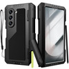 YQODSZ for Samsung Galaxy Z Fold 6 Case with S Pen Holder Stylus Z Fold6 Metal Case with Hinge Protection Screen Protect