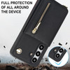 MRRSIWEI for Samsung Galaxy S24 FE Not S24 Crossbody Wallet Case with Card Holder PU Leather Removable Lanyard Zipper wi