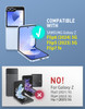 iBlason for Samsung Galaxy Z Flip 6 Case ZFlip 5 Case with Stand Builtin Screen Protector Hinge Protection BeltClip Mili