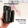 Furiet Wallet Case for Samsung Galaxy S24 FE 5G with Shoulder Strap Ring Buckle Luxury PU Leather Zipper Flip Organ Purs