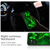 GUAGUA for Samsung Galaxy S24 FE Case Glow in Dark Samsung S24 FE Case with Cute Butterfly Pattern Noctilucent Luminous
