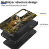 KJFHDJFDH for Galaxy S24 FE CaseDual Layer Hybrid Heavy Duty Rugged Shockproof Hard PC Soft Silicone Protective Case for