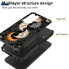 KJFHDJFDH for Galaxy S24 FE CaseDual Layer Hybrid Heavy Duty Rugged Shockproof Hard PC Soft Silicone Protective Case for