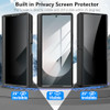 YQODSZ for Samsung Galaxy Z Fold 6 Case with Privacy Screen Protector Compatible with Magsafe Fold6 Magnetic Case with K