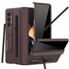 YQODSZ for Samsung Galaxy Z Fold 4 Case with Privacy Screen Protector Fold4 AntiSpy Phone Case with S Pen Holder Stylus