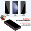 YQODSZ for Samsung Galaxy Z Fold 4 Case with Privacy Screen Protector Fold4 AntiSpy Phone Case with S Pen Holder Stylus