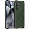Xlevel for Samsung Galaxy S24 FE Case Thin Slim Premium PU Leather Soft TPU Bumper Shockproof Protective Phone Cover for