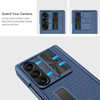 Miimall for Samsung Fold 6 Case with Slide Camera Cover Hinge Protection Metal Stand Screen Protector Durable Full Body