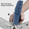 Miimall for Samsung Fold 6 Case with Slide Camera Cover Hinge Protection Metal Stand Screen Protector Durable Full Body