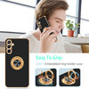 Fingic for Samsung Galaxy S24 FE Casewith 360Ring Holder StandSupport Magnetic Car Mount Kickstand Case for Women Girl B