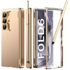 YQODSZ for Samsung Galaxy Z Fold 6 Case with S Pen Holder Slim Stylus Two Hinge Cover Fold6 Slim Case with Screen Protec
