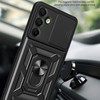 Ysnzaq Armor Case for Samsung Galaxy A16 5G Military Grade Durable Shockproof Protective Phone Case with Kickstand Slide