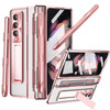 YQODSZ for Samsung Galaxy Z Fold 3 Clear Case with S Pen Pen Holder OnePiece Design with Hinge Protector Builtin Screen