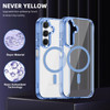 Lunivop for Samsung Galaxy A16 5G Case Hard Compatible with Magsafe Yellowing Resistant Magnetic Cover Clear para A 16 6