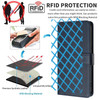 OOPKINS Wallet Case for Samsung Galaxy S24 FE PU Leather Wrist Strap Flip Case RFID Blocking Card Holder Kickstand Magne