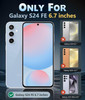 ZXHSBROK for Samsung Galaxy S24 FE Phone Case Military Grade Heavy Duty 3Layer Shockproof Drop Protective Cover for Sams