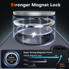 TOCOL Magnetic for Samsung Galaxy S24 FE Case 15FT Military Grade Protection Compatible for MagSafe Translucent Matte Ha