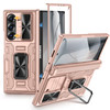 VEGO for Samsung Galaxy Z Fold 6 Case with Stand FullBody Protective Builtin Screen Protector Slide Lens Cover Hinge Pro