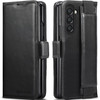 KEZiHOME for Samsung Galaxy Z Fold 6 Case Genuine Leather Wallet Case RFID Blocking with Card Holder Kickstand Folio Pro