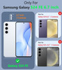 FNTCASE for Samsung Galaxy S24FE Case Dual Layer Military Grade Drop Protection Cell Phone Cover with BeltClip Holster S