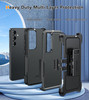 FNTCASE for Samsung Galaxy S24FE Case Dual Layer Military Grade Drop Protection Cell Phone Cover with BeltClip Holster S