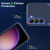 Zoeirc Case for Galaxy S24 FE Casefor Samsung S24 FE SMS721U with Tempered Glass Screen Protector Hybrid Heavy Duty Dual