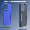 Zoeirc Case for Galaxy S24 FE Casefor Samsung S24 FE SMS721U with Tempered Glass Screen Protector Hybrid Heavy Duty Dual
