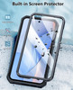 FNTCASE for Samsung Galaxy S24FE Case Military Grade Rugged Cell Phone Cover with Kickstand Holster Shockproof TPU Prote