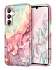 Btscase for Samsung Galaxy A16 5G Case Marble Pattern 3 in 1 Heavy Duty Shockproof Full Body Rugged Hard PCSoft Silicone