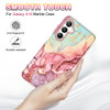 Btscase for Samsung Galaxy A16 5G Case Marble Pattern 3 in 1 Heavy Duty Shockproof Full Body Rugged Hard PCSoft Silicone