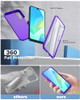 FNTCASE for Galaxy A16 5G Phone Case with Builtin Screen Protector Protective Silicone Rugged Shockproof Phone Cover Ful