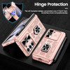 VEGO for Galaxy Z Fold 5 Case with S Pen HolderHinge Protection360degree Rotating KickstandSlide Camera CoverFront HD Sc
