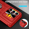 VEGO for Galaxy Z Fold 5 Case with Hinge Protection Belt Clip Holster 360Ring Magnetic Kickstand Camera Cover Front Scre